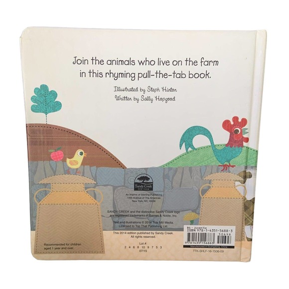Children’s A Day on the Farm by Steph Hinton: A Pull the Tab Board Book 2014 - Picture 3 of 5